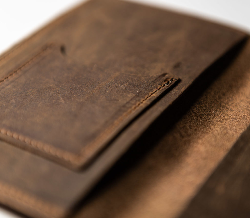 Space to hold a few business cards.